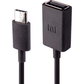 تصویر تبدیل او تی جی Xiaomi OTG USB To Type-C XIAOMI OTG USB TO TYPE-C 10CM OTG ADAPTER