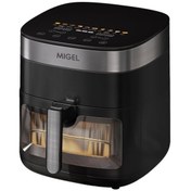 تصویر سرخ کن بدون روغن میگل مدل GAF-165 ظرفیت 6.5 لیتری Migel GAF-165 Air Fryer 6.5L