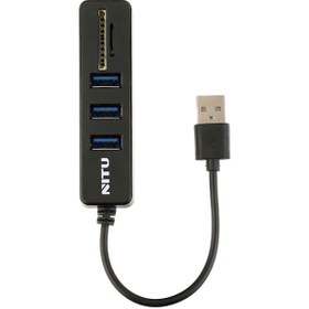 تصویر هاب 5 پورت نیتو مدل NN27 NITU NN27 USB Hub 5 Port