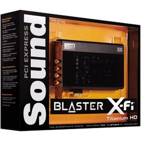 تصویر Creative Sound Blaster X-Fi Titanium HD THX TruStudio Pro ا Creative Sound Blaster XFi Titanium HD THX TruStudio Pro Creative Sound Blaster XFi Titanium HD THX TruStudio Pro