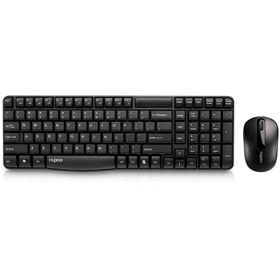 تصویر کیبورد و ماوس بی سیم رپو مدل X1800s X1800S Wireless Mouse and Keyboard