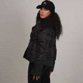 تصویر کاپشن کمربندار 