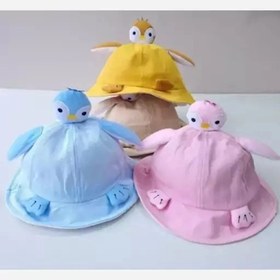 تصویر کلاه باکت بچگانه مدل پنگوئن Penguin model children's bucket hat