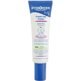 تصویر کرم برطرف کننده پوسته های چرب سر نوزاد هیدرودرم پارس حیان 30 میل hydroderm cradle cream 30ml