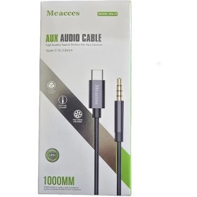 تصویر کابل تبدیل AUX به USB-C مکسس مدل Ma-11 طول 1متر 