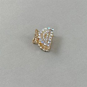 تصویر کلیپس فلزی جلو مو نگین 