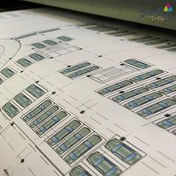 تصویر پلات رنگی کاغذ تحریر 