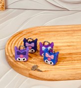 تصویر قفل فانتزی کرومی کلید دار کد 6180 