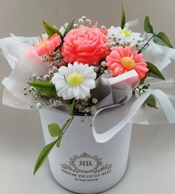 تصویر باکس شمع گل 