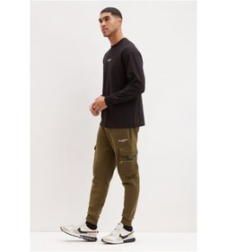 تصویر شلوار جین کارگو با جیب زیپ‌دار و فیت معمولی برند burton Regular Fit Zip Pocket Cargo Joggers