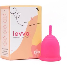 تصویر کاپ قاعدگی لیوا فارما سایز ا Menstrual Cup levva pharma small size Menstrual Cup levva pharma small size