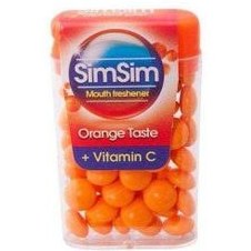 تصویر خوشبو کننده دهان پرتغال سیم سیم MOUTH FRESHER ORANGE SIM SIM