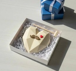 تصویر پک قلب شکلاتی روز پدر 