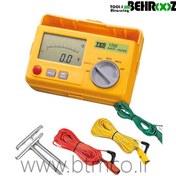 تصویر ارت تستر سه سیمه دیجیتال مدل Tes-1700 Digital Earth Tester TES 1700