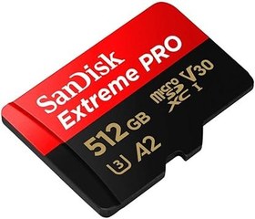 تصویر کارت حافظه microSD سن دیسک 512 گیگ مدل Extreme PRO 