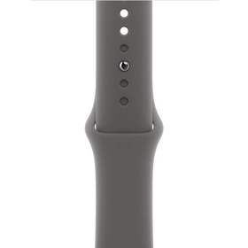 تصویر اپل واچ سری 11 سایز 46mm گری با بند اسپرت سیلیکون استون گری 