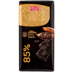 تصویر شکلات تلخ ۸۵ درصد شیرین عسل وزن ۱۰۰ گرم 