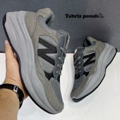 تصویر کفش اسپرت لژ دار طبی زیره تزریق مردانه مدل نیوبالانس طوسی _ تبریز پوش 