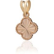 تصویر پلاک طلا ونکلیف چهارپر 