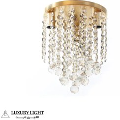 تصویر لوستر سقفی 3 شعله الماس 