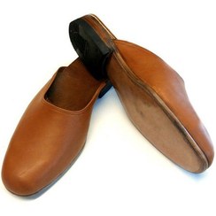 تصویر دمپایی نعلین تمام چرم دست دوز 