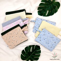 تصویر کیف نوار بهداشتی پارچه ای مدل سه کیف 