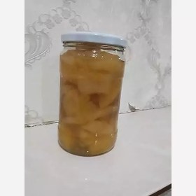 تصویر کمپوت سیب محلی و خانگی بسیار مرغوب و معطر 