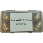 تصویر نازل تورچ پلاسما P80 سایز 1/7 درجه یک بسته ده تایی 