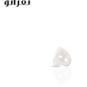 تصویر گوشواره نقره طرح حرف هـ کد NW-01133 