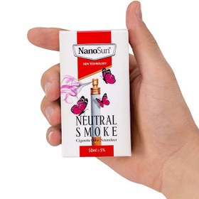 تصویر اسپری بوگیر سیگار نانوسان حجم 50 میلی لیتر ا Nanosan Cigarette Spray Nanosan Cigarette Spray