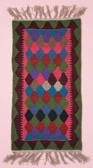 تصویر گلیم پشمی پادری 1در60 دستبافت کد952 