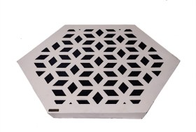 تصویر پنل آکوستیک HEXAGONAL WHITE 