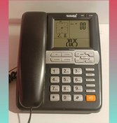 تصویر تلفن رومیزی تکنوتل مدل TF-5753 کارکرده، کاملا سالم با یک سال ضمانت
