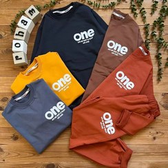 تصویر ست دورس پسرانه نخ پنبه سایزبزرگ طرح one 