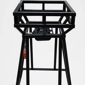 تصویر آتشدان مربع چمستان 