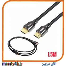 تصویر کابل 1/5 متری hdmi-pvc-dtech-4k 