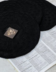 تصویر کلاه فرانسوی مشکی code:3210 