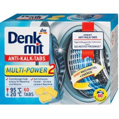 تصویر قرص جرمگیر و ضد رسوب ماشین لباسشویی 60 عددی دنکمیت Denkmit Denkmit Waschmaschinenreiniger Tabs Anti-Kalk 60St