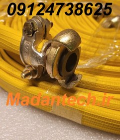 تصویر شلنگ کمپرسور Madantech ، شیلنگ هوای فشرده EUROTEC ، شلنگ شاتکریت Compressed Air Hose 20 Bar 3/4" Madantech