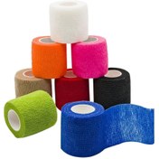 تصویر چسب مچ چسب انگشت خود چسب - نارنجی self adhesive bandage wrap