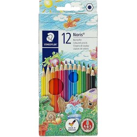 تصویر مداد رنگی ۱۲ رنگ استدلر مدل نوریس 
