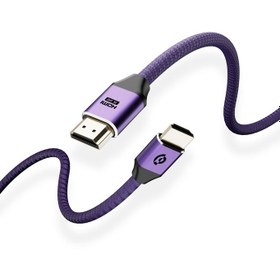 تصویر کابل 2 متری HDMI پاورولوژی Powerology 8K HDMI Braided Cable 2m 