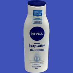 تصویر لوسیون بدن نیوا اورجینال مرطوب کننده 48 ساعته 400 میلی NIVEA body lotion express 48h erfrischend feuchtigkeitspflege 