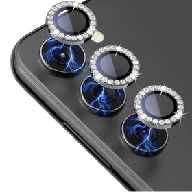 تصویر محافظ لنز دوربین ایرگلوری مدل سواروسکی Swarovski مناسب برای گوشی موبایل سامسونگ Galaxy A15 - A25 