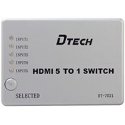 تصویر سوییچ 5 پورت HDMI دیتک مدل DT-7021 