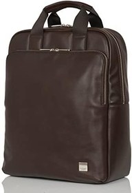 تصویر KNOMO Dale Leather Laptop Briefcase Commuter 16&#34; Large Computer &amp; Tablet Backpack for Travel, Business, Work Backpack 