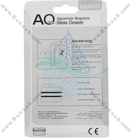 تصویر شیشه پاک کن مغناطیسی آکواتک AQ01 AQUATEC Aquarium Magnetic Glass Cleaner AQ01