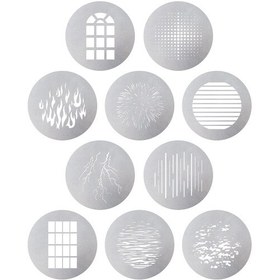 تصویر گوبو اپچر Aputure Spotlight Max 10-Piece Gobo Kit (Size A) 