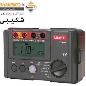 تصویر تستر عایقی یک کیلوولت DIGITAL یونیتی تیپ UNI-T UT501A 