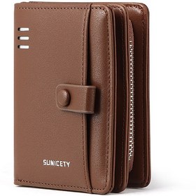 تصویر کیف پول و جاکارتی مردانه کوچک سانی ستی SUNICETY S3063 short men's wallet card bag 